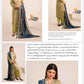 Olive Green Ethnic Printed Lawn 3 Piece Suit