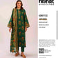 Bottle Green Floral Printed Lawn 3 Piece Suit