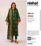 Bottle Green Floral Printed Lawn 3 Piece Suit