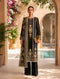 Black & Gold Premium Printed Lawn 3 Piece Suit