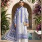 Blue Ivory Printed Lawn 3 Piece Suit
