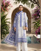 Blue Ivory Printed Lawn 3 Piece Suit
