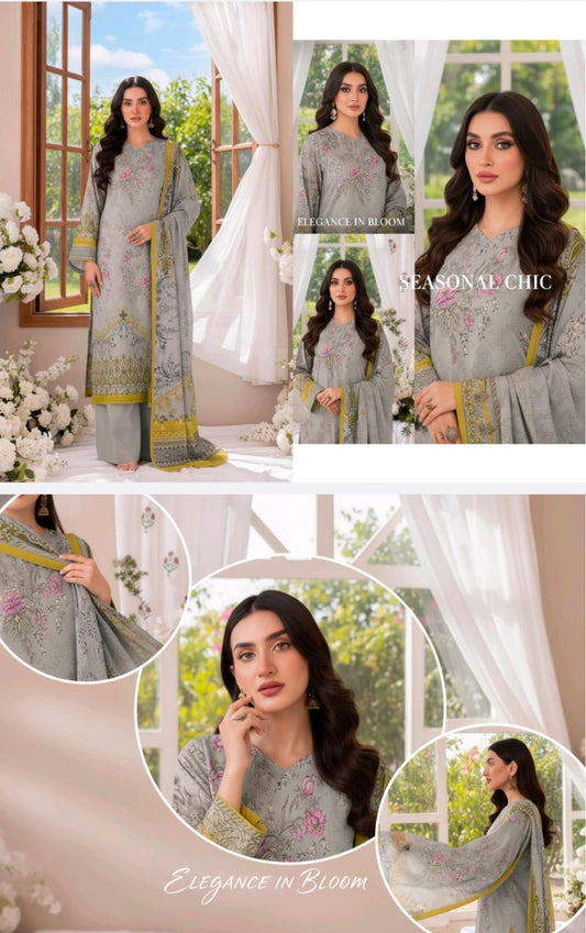 Fiza Noor Printed Lawn – Seasonal Ch