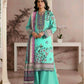 Aqua Mint Floral 3 Piece Printed Lawn Suit