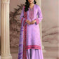 Lavender Orchid 3 Piece Printed Lawn Suit