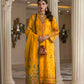 Golden Mustard Bloom 3 Piece Printed Lawn Suit