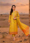 Mustard Yellow Floral 3 Piece Printed Lawn Suit