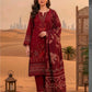 Maroon Heritage 3 Piece Printed Lawn Suit